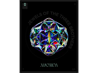 Alpenida 3d 3d graphic 3d jewels cinema 4d dispersion inspiration ior jewels