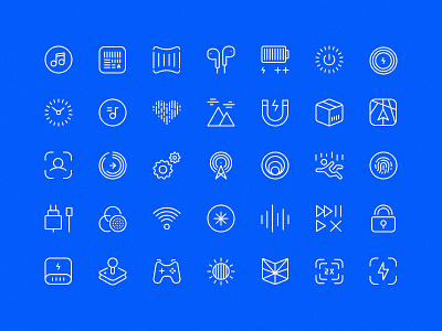 Icon set for Ozon / Apple icon design icon system