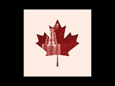 Canada Curse athletic canada canadian hockey collage design editorial editorial design editorial illustration hockey illustration news news design nhl photo collage stanley cup the athletic
