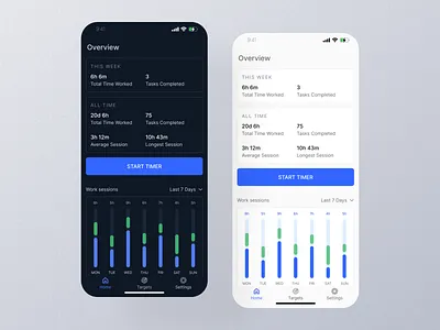 TIMER APP DESIGN - UI DESIGN flat design interval timer minimal mobile ui nepal nepali designer pomodoro timer timer app ui user interface ux