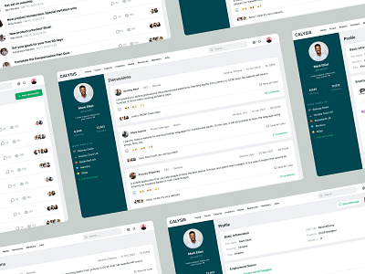 Platform for like-minded people dashboard design platforma product design saas ui ux web