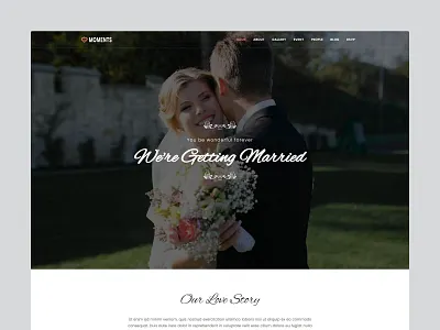 Moments - Wedding Invitation Template bridal shower bride couple engagement floral frame groom honeymoon invitation invitation set love marriage photography save the date valentine wedding card wedding dress wedding invitation wedding suite wedding template