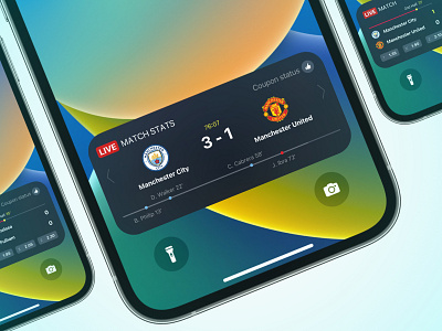 Live Activities widget ios activities app apple cards football ios ios16 live live activities mobile sport sports ui ux widget
