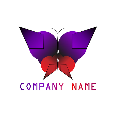 ButterFly Colour 2d logo adobe illustrator art branding design graphic design illustration logo logo design ui vector