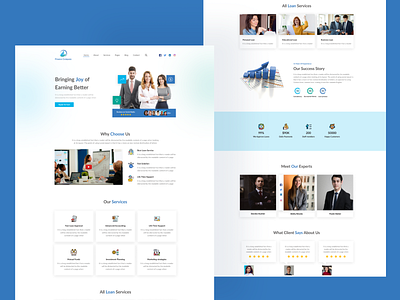Finance Company bank company company landing page design design finance finance company finance landing page design landing page landing page design loan agency loan company ui uiux ux web company landing page design web finance landing page design web landing page web landing page design