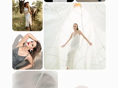 Portfolio landing page for photographer. dailyui design landing page minimal portfolio web web design