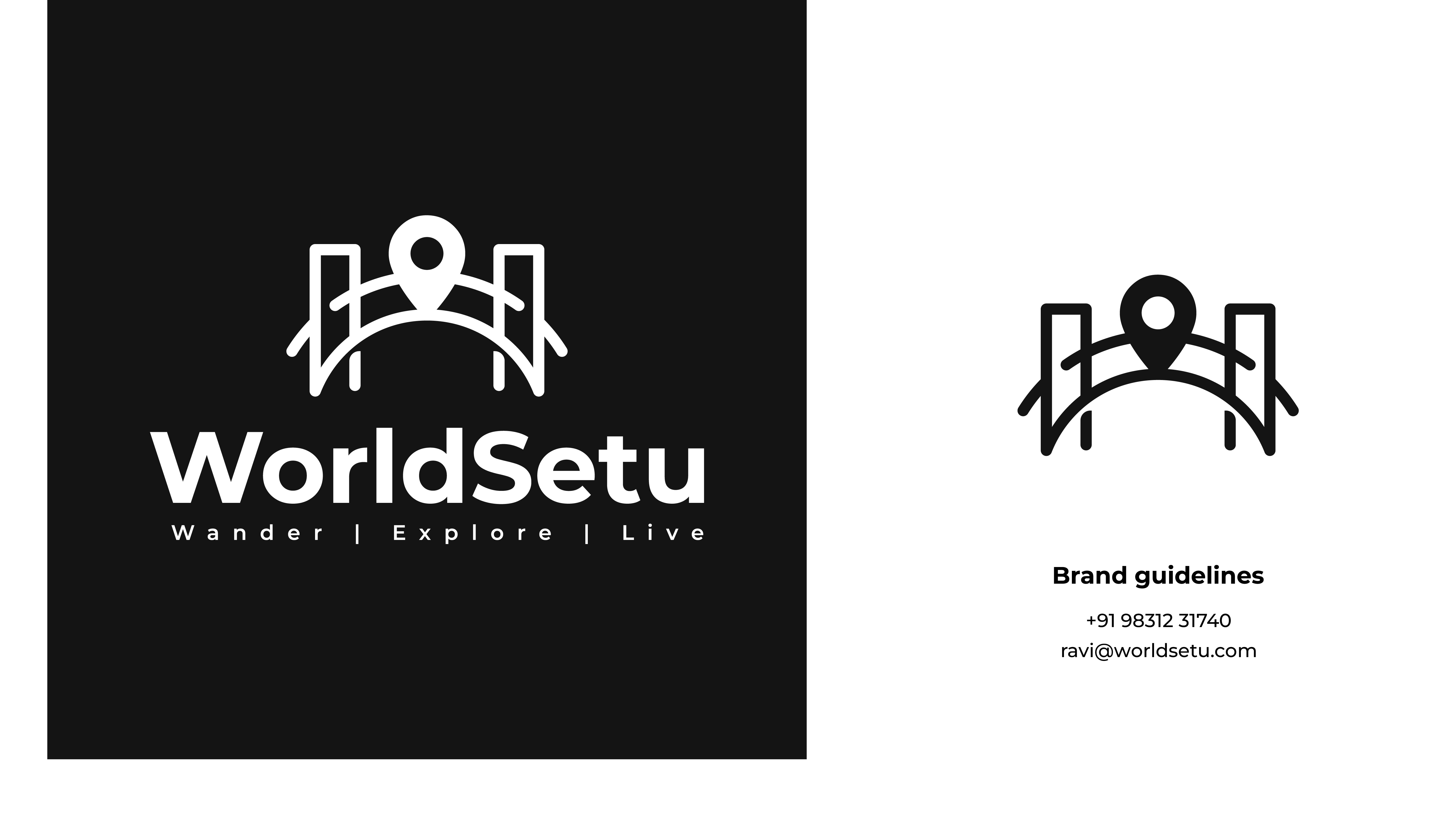 WorldSetu - Logo And Brand Identity Design by The DA Designs | Branding ...