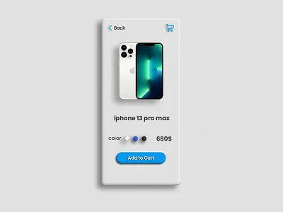 Haptimorphism Ecommerce Card | Haptimorphism | Neumorphism ac animation coding haptimorphism neomorphism neumorphism neumorphism ui