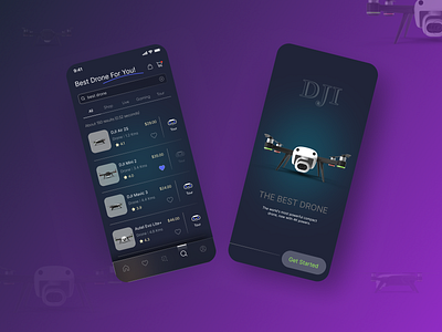 Drone App Design animation app branding design drone droneapp figma graphic design illustration logo ui ux vector