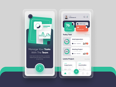 Task Management - Apps apps design clean ui design mobile aps task management task management apps trend design ui uidesign uiux