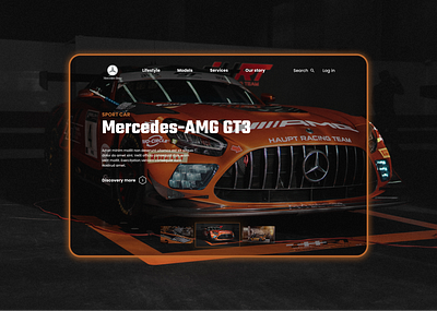 Mercedes Cars Landing page!