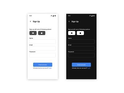 Sign up page #DailyUI Day1 dailyui design graphic design sign up ui ux
