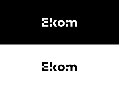 EKOM 3d animation black brand branding computer and science design graphic design illustration logo logo design logodesign minimal motion graphics simple tech tech business tech logo ui white