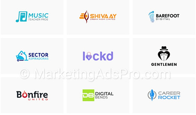 Logo Samples app branding design graphic design illustration logo typography ui ux vector