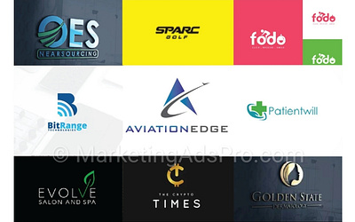 Logo Samples app branding design graphic design illustration logo typography ui ux vector