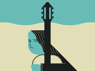 Guitarra classicalguitar guitar guitarra illustraion illustration illustration art illustration digital illustrations minimalist seattle