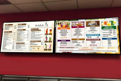 Restaurant Menu Revision app branding design graphic design illustration logo menu typography ui ux vector