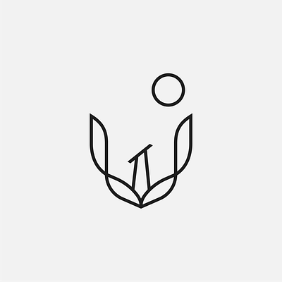 The Phoenix Institute Icon branding design icon logodesign minimal phoenix phoenix logo