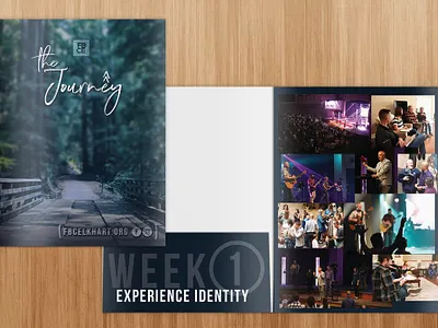 Church Welcome Folder Design (Case Study) branding church custom folder file holder folder folder design folder design ideas graphic design ministry presentation folder print printed