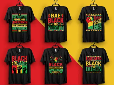 Juneteenth T-Shirt design black history juneteenth t shirt design