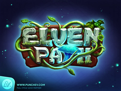 Elven Path branding design gui icons illustration interface logo punchev ui ux