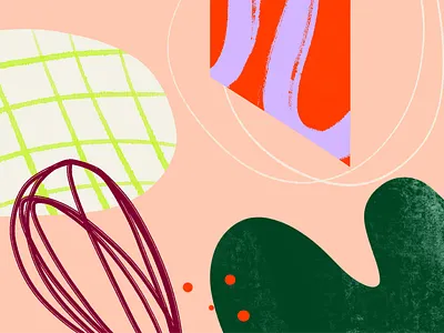 Abstract Kitchen Pattern abstract branding design drawing graphicdesign illustration ipad organic pattern procreate