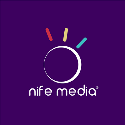 nife media film producer for brands- logo brand brand projects branding film producer from brazil graphic design logo marca nife media purple simbol ok sun trademark