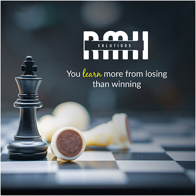 RMH SOLUTONS animation attractivelogo bestlogo branding graphic design illustration insta instagram motivation logo vector