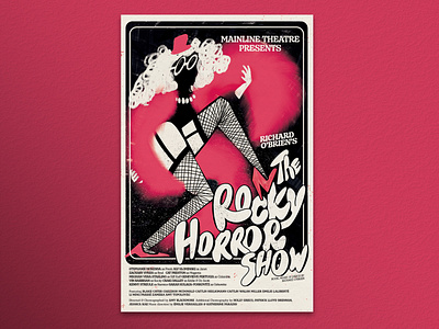 Rocky Horror Show Poster art branding character design digital illustration graphic design illustration poster print typography