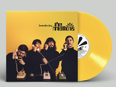"Introducing... the Mellons!" album art direction band baroque baroque pop branding merch music photography pop music rock and roll vinyl
