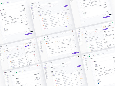 Tracka - an invoicing app app dashboard design finance invoice invoicing marketing menu modal ui