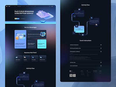 PaaS-Web design branding design graphic design illustration ui ux vector web