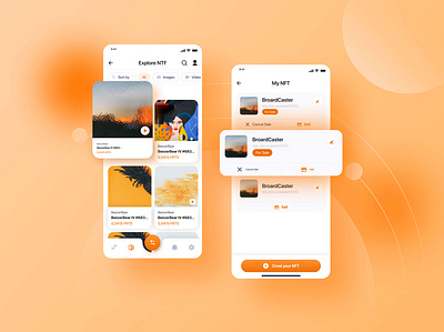 Fruits - Blockchain App app branding design ui ux