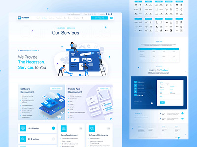 NWS - UI/UX Website Design branding design ui ux web