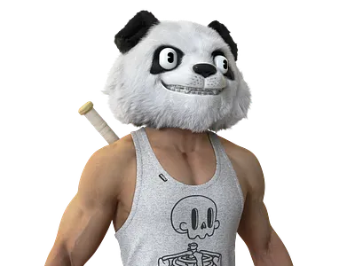 3D Pandaz NFT Characters 3d animation graphic design motion graphics