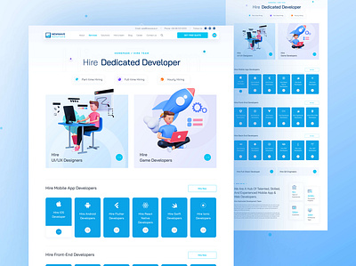 NWS - UI/UX Design Website branding design ui ux web