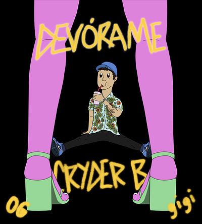 Devorame poster artwork concept cover design graphic graphic design illustration music music concept vector