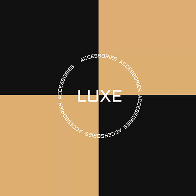 Luxe Accessories - Brand Identity Design brand identity brand identity design branding design eco friendly visual identity