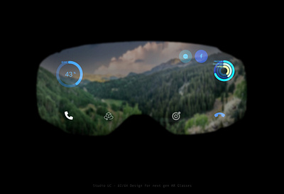 UI/UX Design for next gen AR Glasses. apple arglasses augmented augmentedreality design reality uiux userexperiencedesign uxdesign