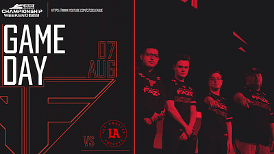 Esports Match Announcement branding design graphic design