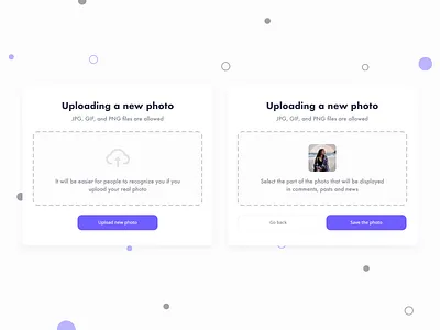 File Upload 031 daily ui dailyui desktop file upload file upload 031 ui upload uploading a new photo web design
