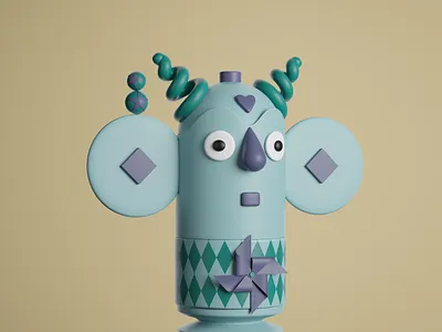 Totti Totem NFT 3d 3dart art avtar branding collection crypto logo nft nftart nftcomunity