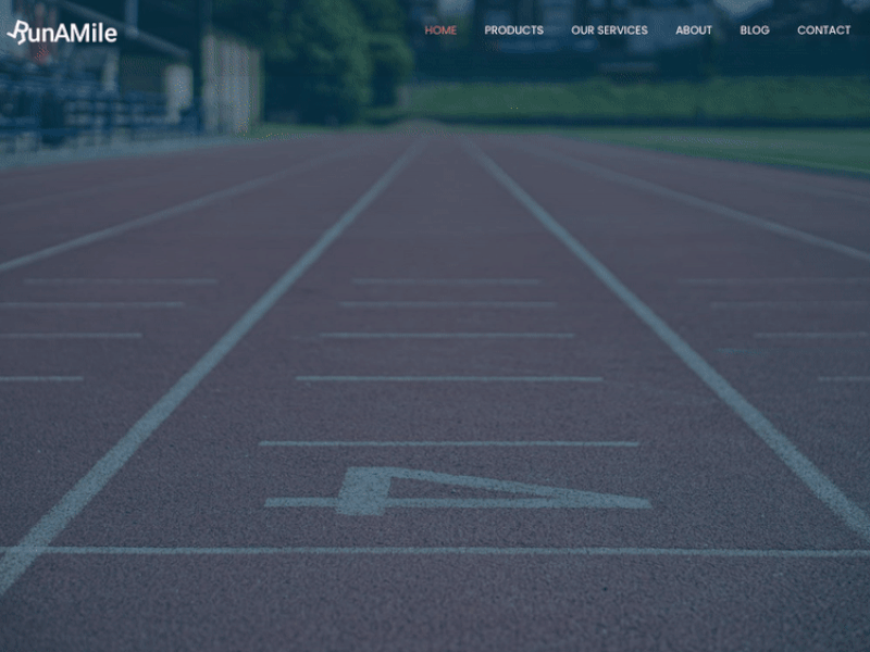 Online running shoe store design ui design web design