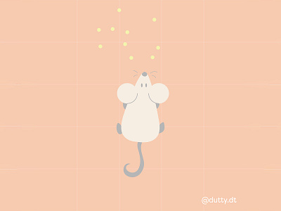 Inktober'20 - Rodent flat design flatdesign illustration illustrator inktober inktober20 vector vector art vector illustration