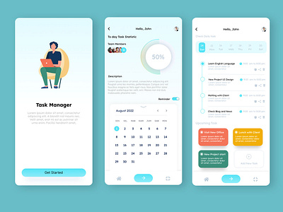 To Do List App app concept app mobile app template