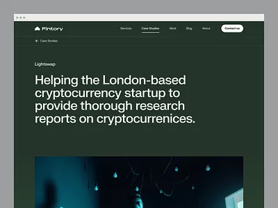 Lightswap - Case Study agency website animation app case study clean ui crypto app crypto website dark ui system design fintory grid system design system ui ux ios native app landing page mp4 responsive design ui user interface ux website desktop website hero