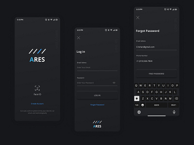 Mobile app for car. app design ui ux сarapp