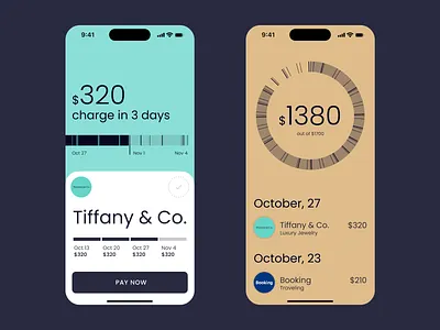 New look at installment payment solution balance booking button feed future history installment ios logo mobile payment phone remain schedule tiffany timeline upcoming