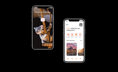 Explore Australia UI Mobile App Design app design ui