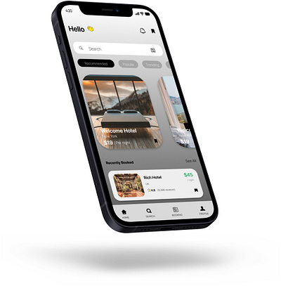 Hotel Booking App UI 3d animation famous followforfollowback graphic design logo mockups motion graphics ui uidesigns